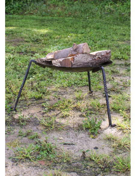 Medieval brazier with removable legs