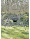 Large tripod, hand-forged, approx. 155 cm