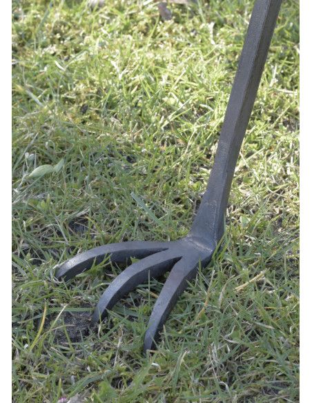 Large tripod, hand-forged, approx....