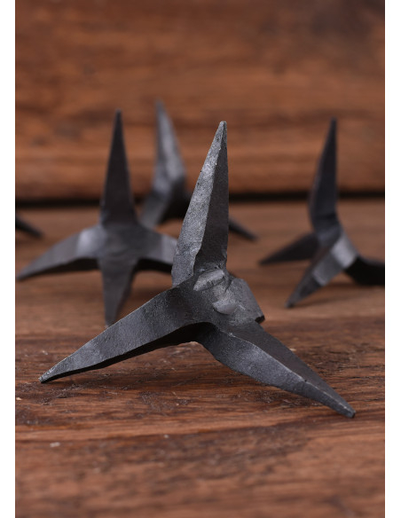 Medieval military barb wire,...