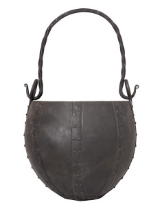 Welded steel cauldron, approx. 10 liters