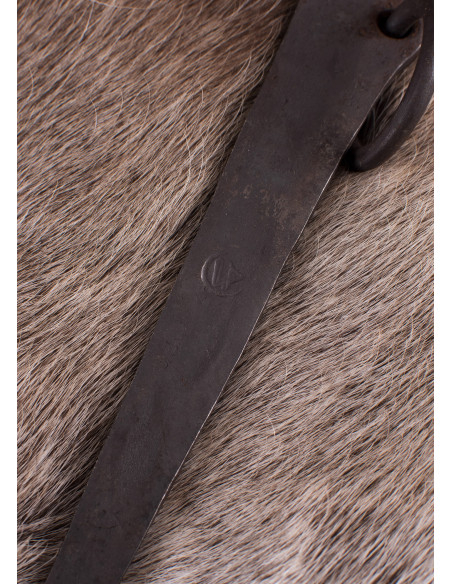 Stake with ring, hand-forged steel,...