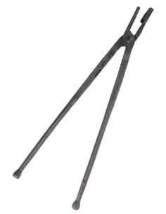 Hand-forged pliers, handcrafted, 45 cm.