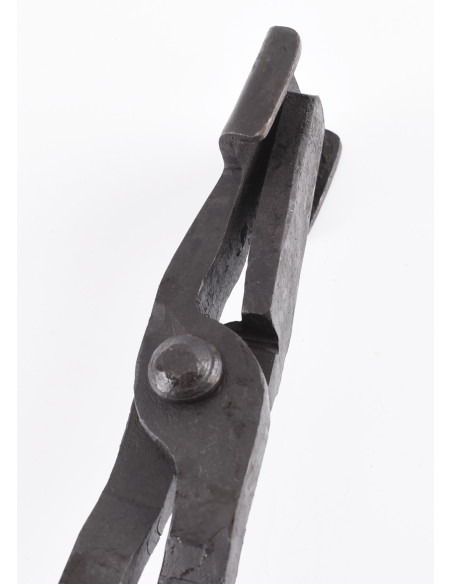 Hand-forged pliers, handcrafted, 45 cm.