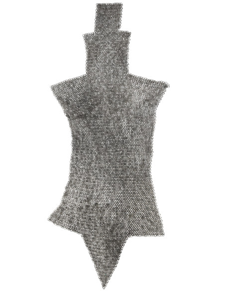 Chainmail leg armor, flat riveted rings