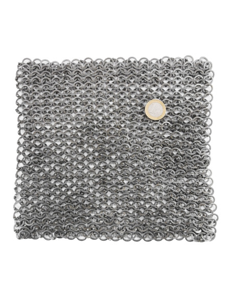 Chainmail shirt 20 x 20 cm. rings 8 mm.