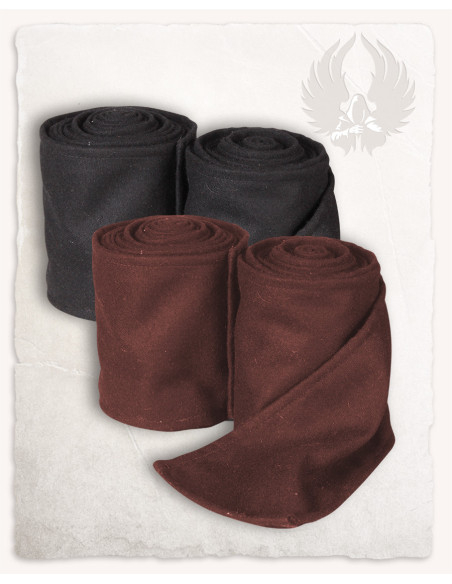 Wool rolled winingas model Hamond, brown