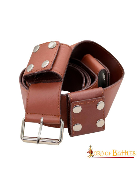 Handmade leather belt for LARP and...