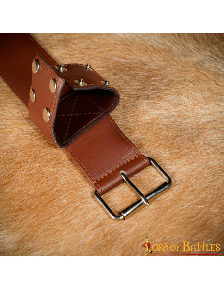 Handmade leather belt for LARP and...