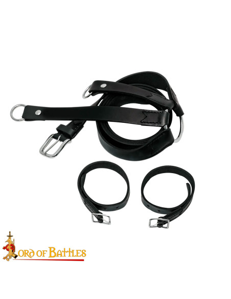 Medieval leather shoulder holster for...