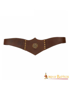 Royal Huntress Leather Belt, brown leather