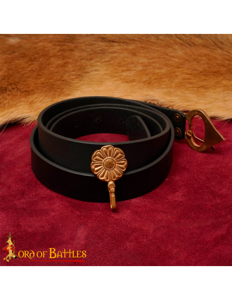 Saxon Medieval Belt with Bronze King...