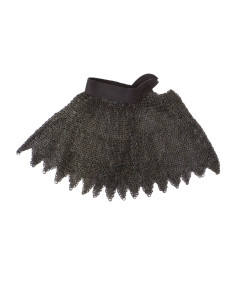 Bishop Manto with leather reinforcement, flat rings 2