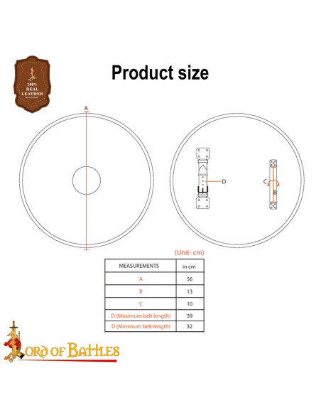 Viking shield in wood and steel Viking shield in wood and steel