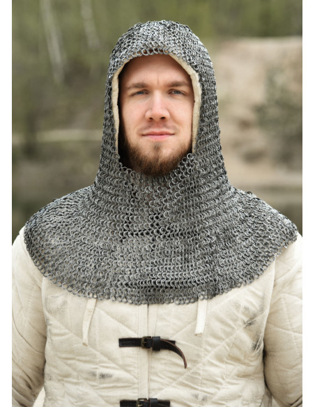 Mesh gauntlet with square opening, 8...