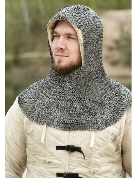 Mesh gauntlet with square opening, 8...