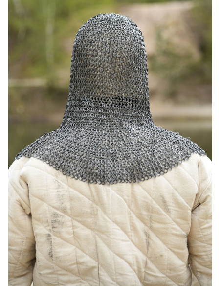 Mesh gauntlet with square opening, 8...