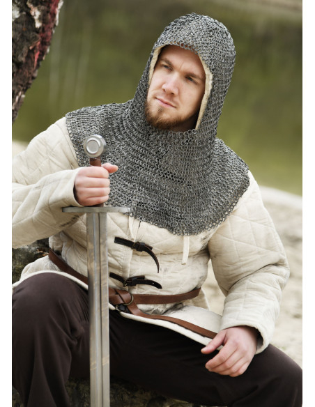 Mesh gauntlet with square opening, 8...