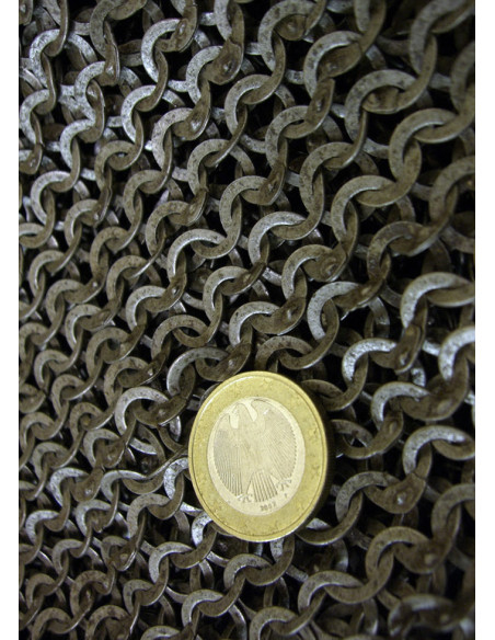 1 kg. bag of flat rings, 8 mm diameter.