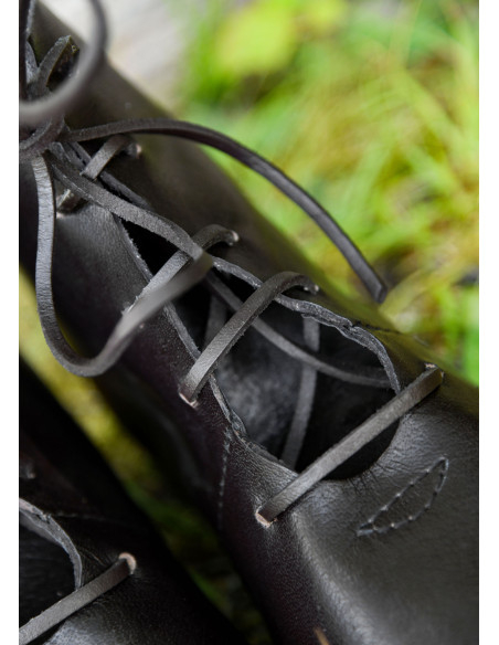 High medieval lace-up shoes