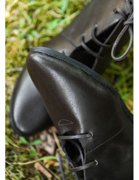 High medieval lace-up shoes