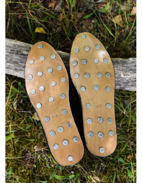 High medieval lace-up shoes