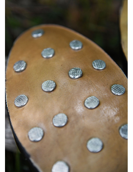 High medieval lace-up shoes