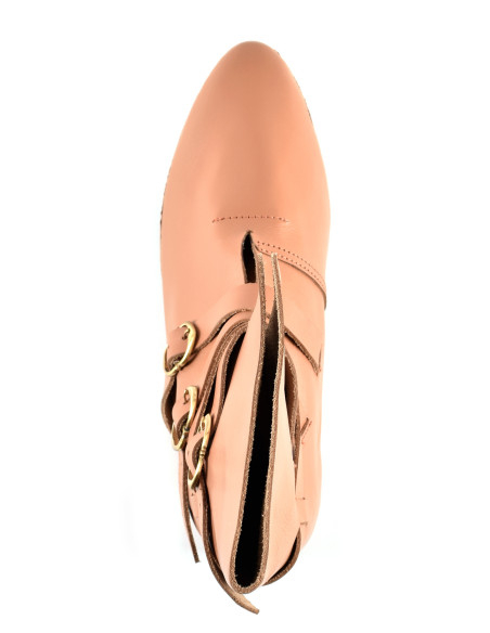 Late Medieval Shoes with Buckle Closure