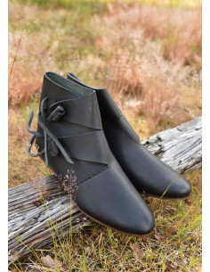 Early Medieval Viking Shoes Jorvik, black