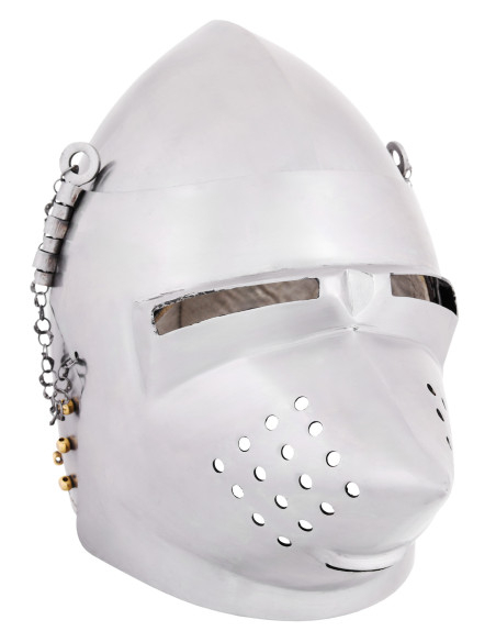 Sabre-tooth muzzle helmet, 14th... Sabre-tooth muzzle helmet, 14th...