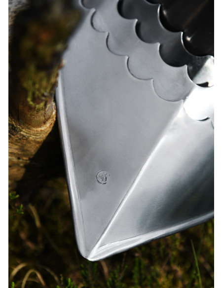 Functional Gothic headpiece, year 1480