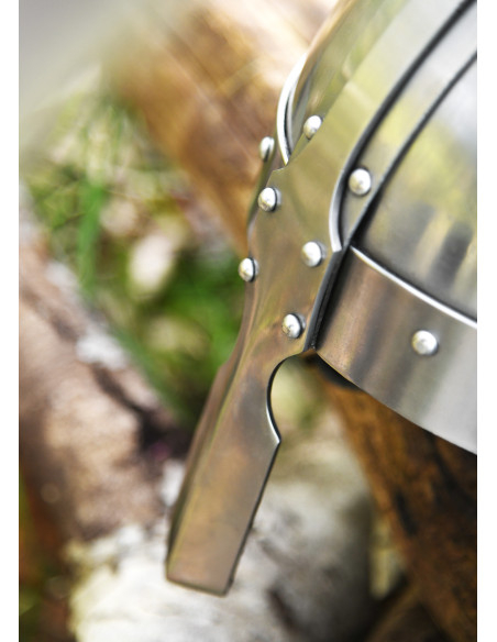 Functional spangenhelm helmet