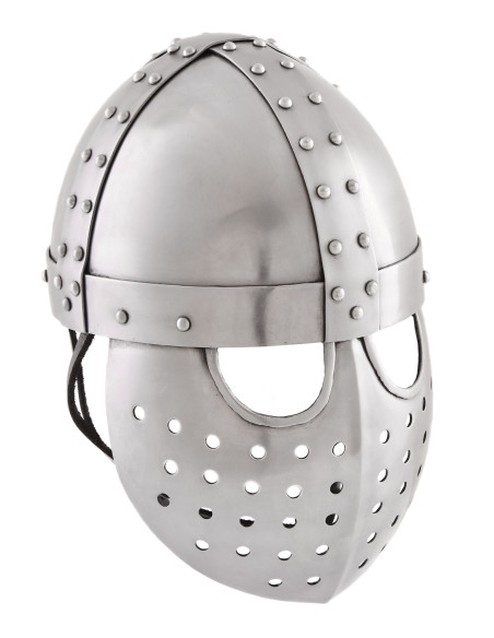 Crusader Spangenhelm helmet with visor