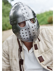 Crusader Spangenhelm helmet with visor 2