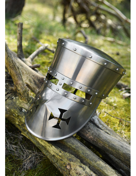Functional Crusader helmet, 12th-13th...