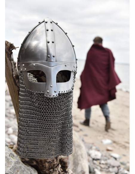 Vendel period chainmail helmet Vendel period chainmail helmet