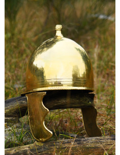 Republican Montefortino helmet, brass, approx. 1.2 mm