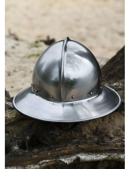 Medieval Battle-Ready Helmet Kettle...