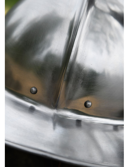 Medieval Battle-Ready Helmet Kettle...