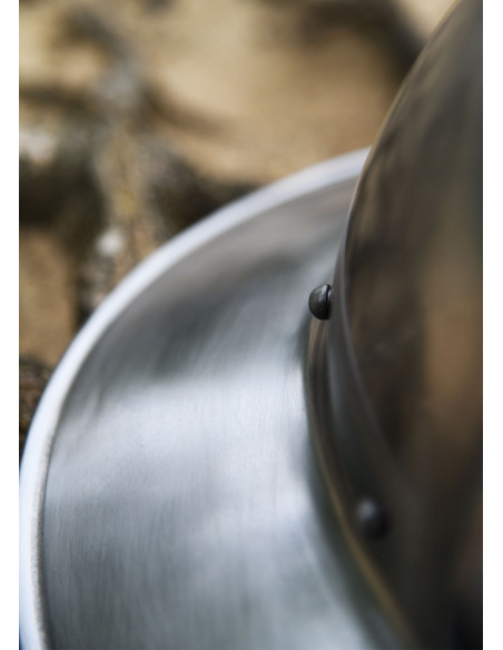 Medieval Battle-Ready Helmet Kettle...