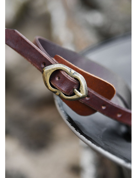 Medieval Battle-Ready Helmet Kettle...