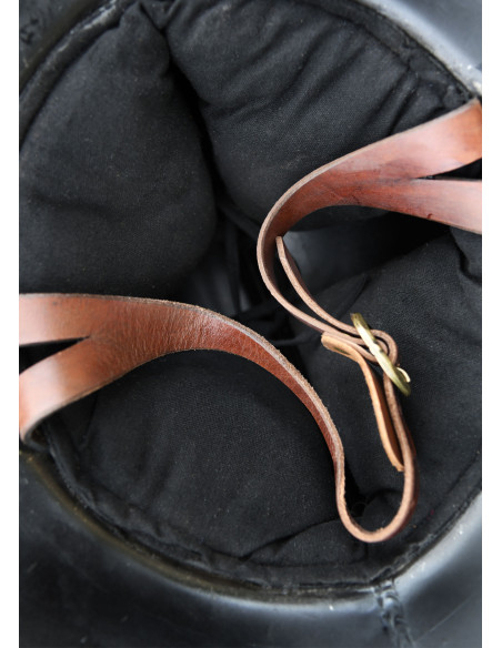 Medieval Battle-Ready Helmet Kettle...