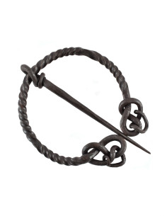 Twisted steel fibula with snake tail