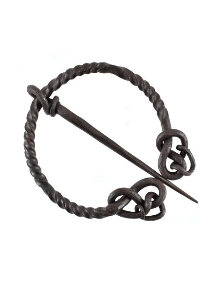 Twisted steel fibula with snake tail