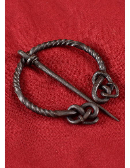 Twisted steel fibula with snake tail