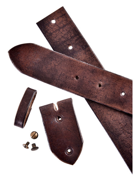 Medieval belt without buckle, made of...