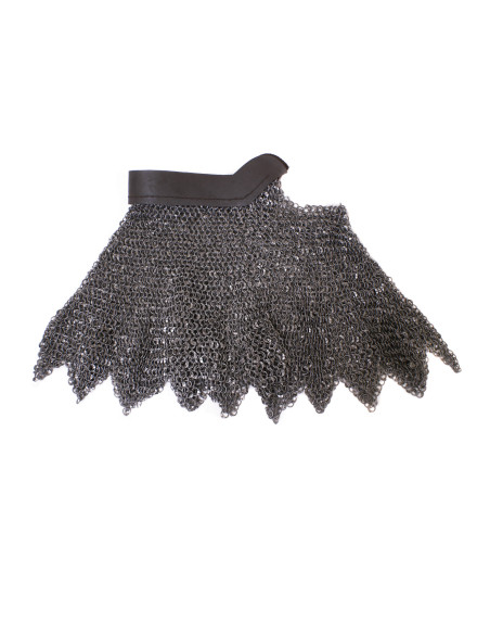 Bishop manto collar with riveted...