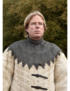 Bishop's cloak with leather strap closure with buckle