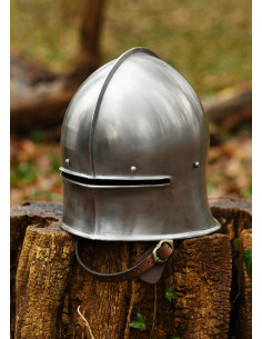 Medieval helmet type Sallet, 1.6 mm steel, 15th century