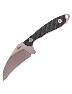 Tactical knife with Kydex sheath and hanging chain